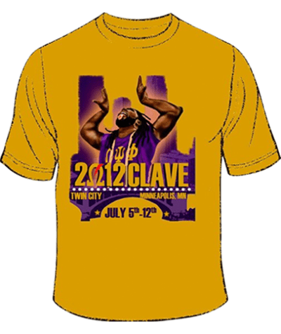 A t-shirt with an image of lebron james.